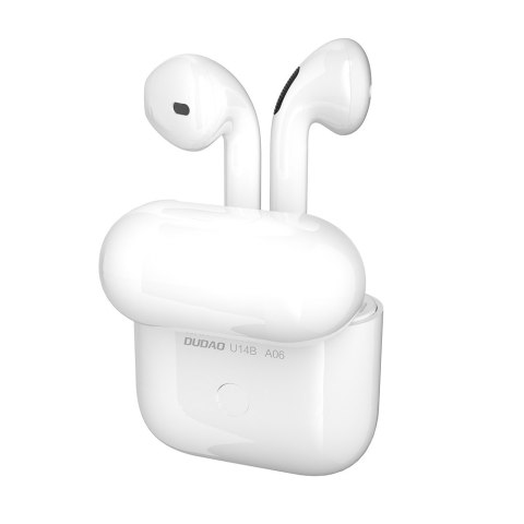 Słuchawki douszne bezprzewodowe Bluetooth TWS białe Słuchawki douszne bezprzewodowe Bluetooth TWS białe