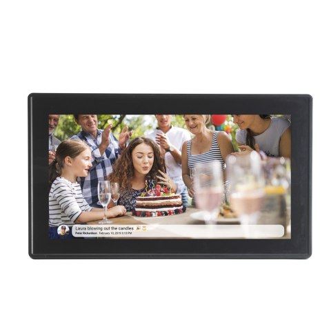 Ramka cyfrowa 15.6'' 16GB microSD WiFi głośnik MPEG4 Frameo PFF-1515B - czarna Ramka cyfrowa 15.6'' 16GB microSD WiFi głośnik MPEG4 Frameo PFF-1515B - czarna