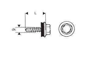 WKRĘT SAMOWIERTNY 4.8*20MM RAL 9010 WKRĘT SAMOWIERTNY 4.8*20MM RAL 9010