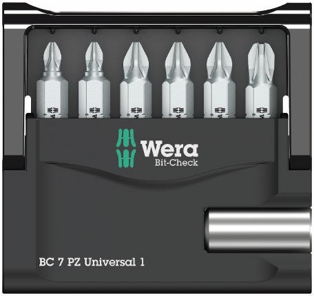 ZESTAW BITÓW BIT-CHECK 7 PZ UNIVERSAL 1, 7 CZĘŚĆ ZESTAW BITÓW BIT-CHECK 7 PZ UNIVERSAL 1, 7 CZĘŚĆ