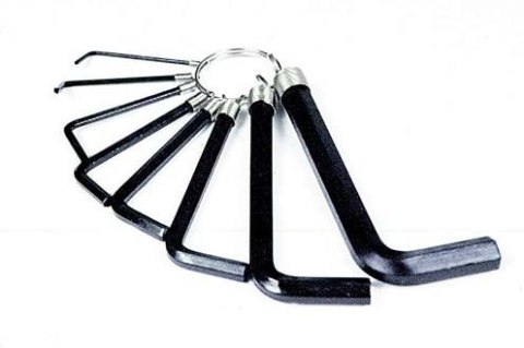 KLUCZE IMBUSOWE KOMPLET 10 SZTUK 2 - 10MM KLUCZE IMBUSOWE KOMPLET 10 SZTUK 2 - 10MM