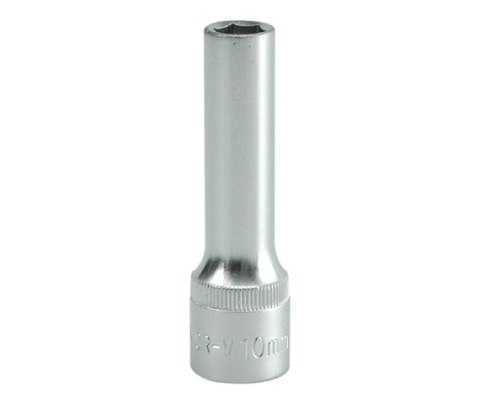 NASADKA DŁUGA 6-KĄTNA CHROMOWANA 1/2'' 10MM NASADKA DŁUGA 6-KĄTNA CHROMOWANA 1/2'' 10MM