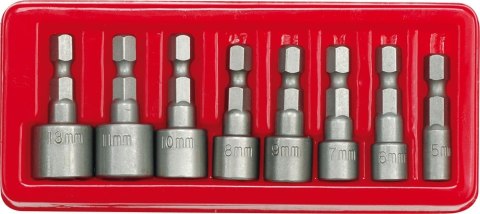 NASADKI 5-13MM MOCOWANIE 1/4 8 SZTUK NASADKI 5-13MM MOCOWANIE 1/4 8 SZTUK