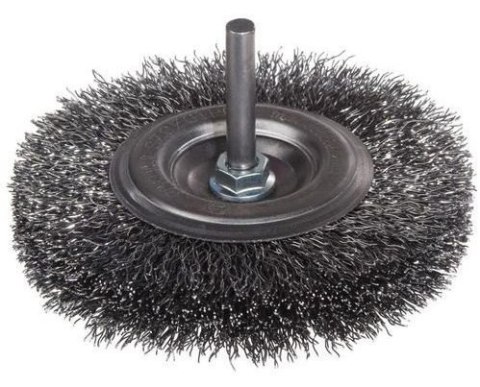 SZCZOTKA TARCZOWA DRUT STALOWY TRZPIEŃ 6MM FI150MM SZCZOTKA TARCZOWA DRUT STALOWY TRZPIEŃ 6MM FI150MM