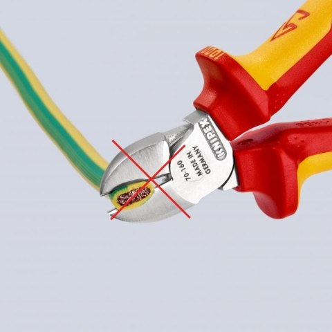 SZCZYPCE TNĄCE BOCZNE IZOLOWANE 160MM SZCZYPCE TNĄCE BOCZNE IZOLOWANE 160MM