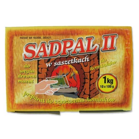 KATALIZATOR DO SPALANIA SADZY SADPAL 100G SASZETKA KATALIZATOR DO SPALANIA SADZY SADPAL 100G SASZETKA