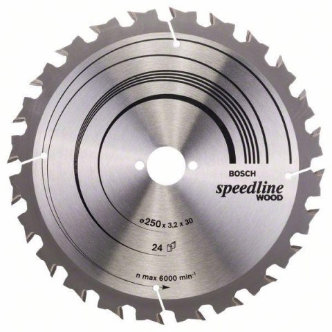 PIŁA TARCZOWA T SPEEDLINE WOOD 250*3.2*30/Z24 PIŁA TARCZOWA T SPEEDLINE WOOD 250*3.2*30/Z24