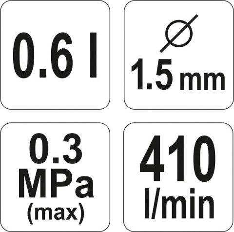 PISTOLET LAKIERNICZY HVLP 0.6L 1.5MM PISTOLET LAKIERNICZY HVLP 0.6L 1.5MM