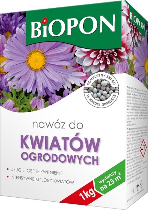 NAWÓZ - DO KWIATÓW OGRODOWYCH GRANULAT 1KG NAWÓZ - DO KWIATÓW OGRODOWYCH GRANULAT 1KG