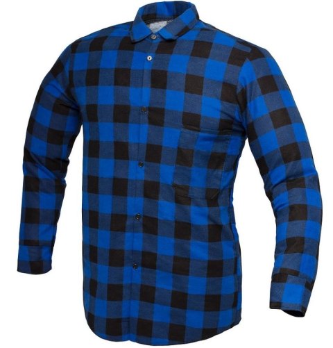 KOSZULA FLANELOWA NIEBIESKA POLSKA ROZMIAR XL KOSZULA FLANELOWA NIEBIESKA POLSKA ROZMIAR XL