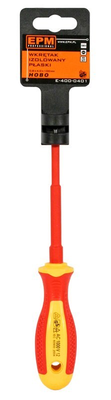 WKRĘTAK IZOLOWANY PŁASKI 1000V 1.2X6.5X150MM WKRĘTAK IZOLOWANY PŁASKI 1000V 1.2X6.5X150MM