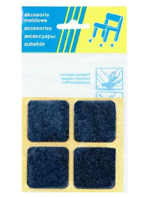 PODKŁADKA FILCOWA BLISTER BIAŁA 40*40MM - 4SZT PODKŁADKA FILCOWA BLISTER BIAŁA 40*40MM - 4SZT