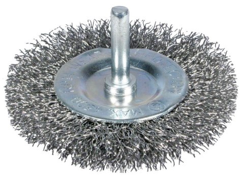 SZCZOTKA TARCZOWA Z TRZPIENIEM 38MM ZN SZCZOTKA TARCZOWA Z TRZPIENIEM 38MM ZN