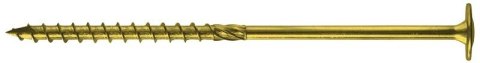 WKRĘT DO DREWNA Z KOŁNIERZEM NA TORX OCYNK ŻÓŁTY 8*200MM T40 WKRĘT DO DREWNA Z KOŁNIERZEM NA TORX OCYNK ŻÓŁTY 8*200MM T40
