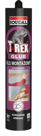 KLEJ MONTAŻOWY BŁYSKAWICZNY 380G T-REX KLEJ MONTAŻOWY BŁYSKAWICZNY 380G T-REX