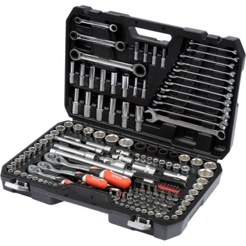 ZESTAW NARZĘDZIOWY XXL 1/4'', 3/8'', 1/2'' 150 SZT ZESTAW NARZĘDZIOWY XXL 1/4'', 3/8'', 1/2'' 150 SZT