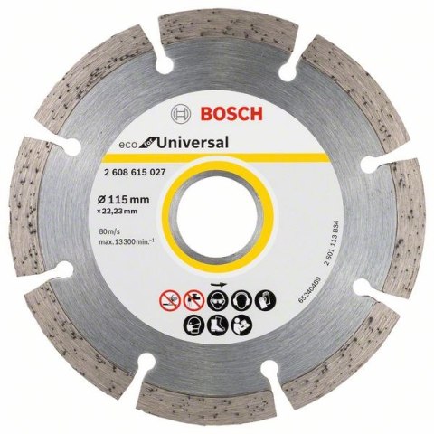TARCZA DIAMENTOWA BUDOWLANA ECO SEGMENTOWA 115MM TARCZA DIAMENTOWA BUDOWLANA ECO SEGMENTOWA 115MM