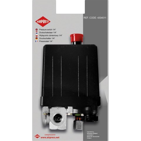 WYŁĄCZNIK CIŚNIENIOWY 1/4'' 230V 6 BAR WYŁĄCZNIK CIŚNIENIOWY 1/4'' 230V 6 BAR