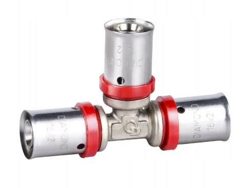 TRÓJNIK ZAPR. EN 1254-8, 20X20X20.POTRÓJNY PEX-AL-PEX CHROM TRÓJNIK ZAPR. EN 1254-8, 20X20X20.POTRÓJNY PEX-AL-PEX CHROM