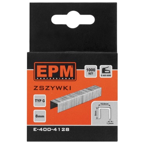 ZSZYWKI TYP G 1000SZT 10.6MM*1.2MM 8MM ZSZYWKI TYP G 1000SZT 10.6MM*1.2MM 8MM