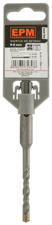 WIERTŁO SDS+ QUATRO DO BETONU 8*160 WIERTŁO SDS+ QUATRO DO BETONU 8*160