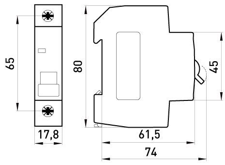 WYŁĄCZNIK NADPRĄDOWY MCB.PRO60 1P B10A 6KA WYŁĄCZNIK NADPRĄDOWY MCB.PRO60 1P B10A 6KA