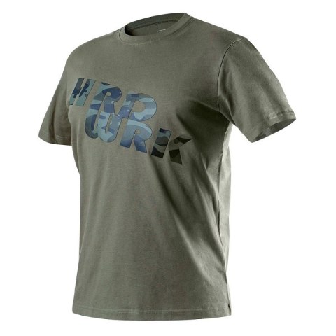 T-SHIRT ROBOCZY OLIWKOWY CAMO, ROZM.S T-SHIRT ROBOCZY OLIWKOWY CAMO, ROZM.S