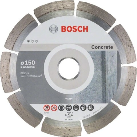 TARCZA DIAMENTOWA SEGMENTOWA CONCRETE 150*22.3*2.0 10P TARCZA DIAMENTOWA SEGMENTOWA CONCRETE 150*22.3*2.0 10P