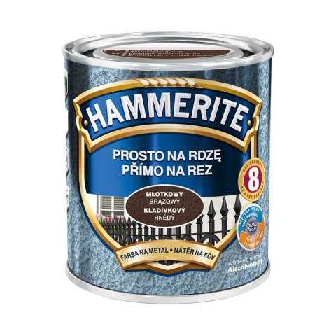 EMALIA HAMMERITE MŁOTKOWY BRĄZOWY 0,7L EMALIA HAMMERITE MŁOTKOWY BRĄZOWY 0,7L