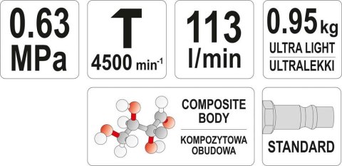 MŁOTEK PNEUMATYCZNY KOMPOZYTOWY MŁOTEK PNEUMATYCZNY KOMPOZYTOWY