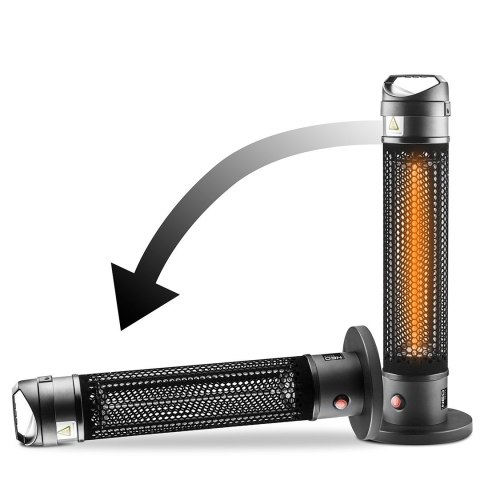PROMIENNIK STOJĄCY 1000W, IP44, ELEMENT GRZEJNY CARBON FIBER PROMIENNIK STOJĄCY 1000W, IP44, ELEMENT GRZEJNY CARBON FIBER