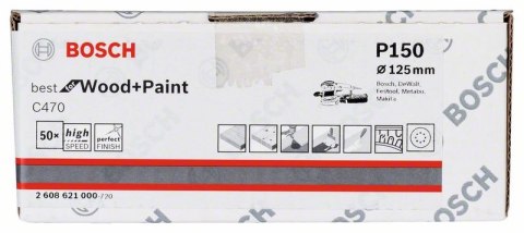 KRĄŻEK PRZYCZEPNY 125MM C470 G150 8OTW. KRĄŻEK PRZYCZEPNY 125MM C470 G150 8OTW.