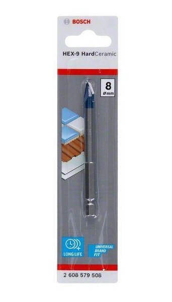 WIERTŁO HEX-9 HARD CERAMIC 8*90MM WIERTŁO HEX-9 HARD CERAMIC 8*90MM