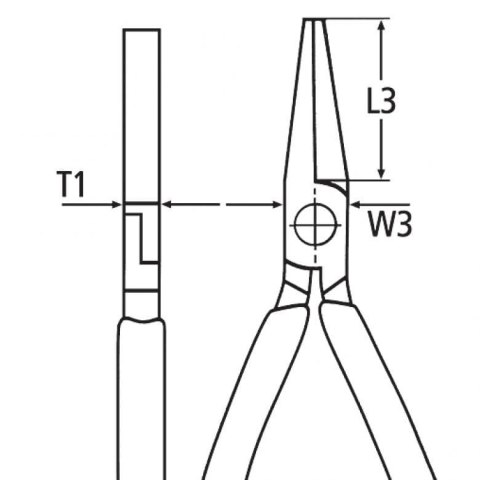SZCZYPCE PŁASKIE IZOLOWANE VDE 160MM SZCZYPCE PŁASKIE IZOLOWANE VDE 160MM