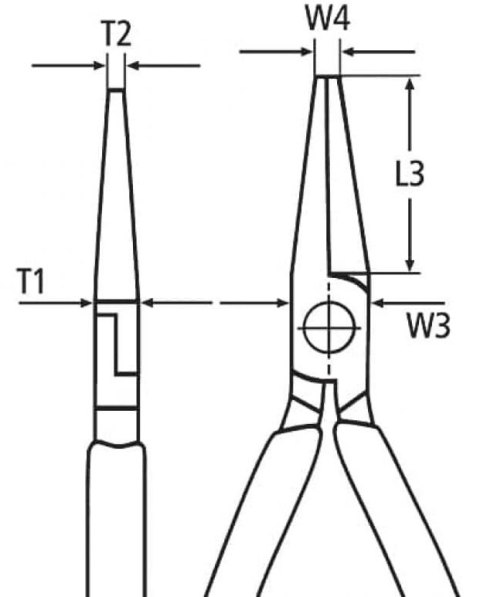 SZCZYPCE TNĄCE PÓŁOKRĄGŁE WYDŁUŻONE 200MM SZCZYPCE TNĄCE PÓŁOKRĄGŁE WYDŁUŻONE 200MM