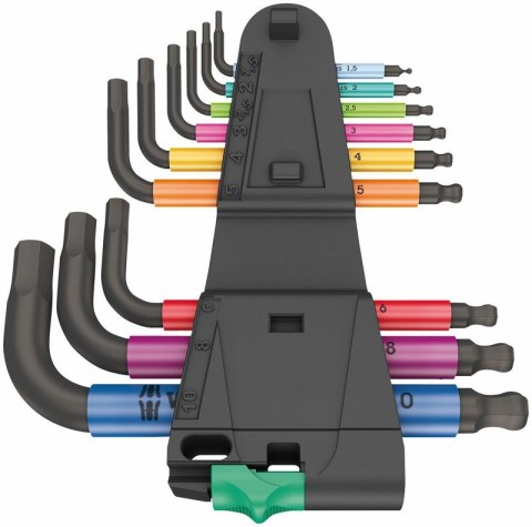 ZESTAW KLUCZY TRZPIENIOWYCH 950/9 HEX-PLUS MULTICOLOUR ZESTAW KLUCZY TRZPIENIOWYCH 950/9 HEX-PLUS MULTICOLOUR