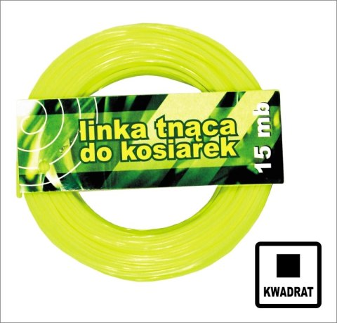 ŻYŁKA DO WYKASZARKI KWADRAT 3.0MM 15M ŻYŁKA DO WYKASZARKI KWADRAT 3.0MM 15M