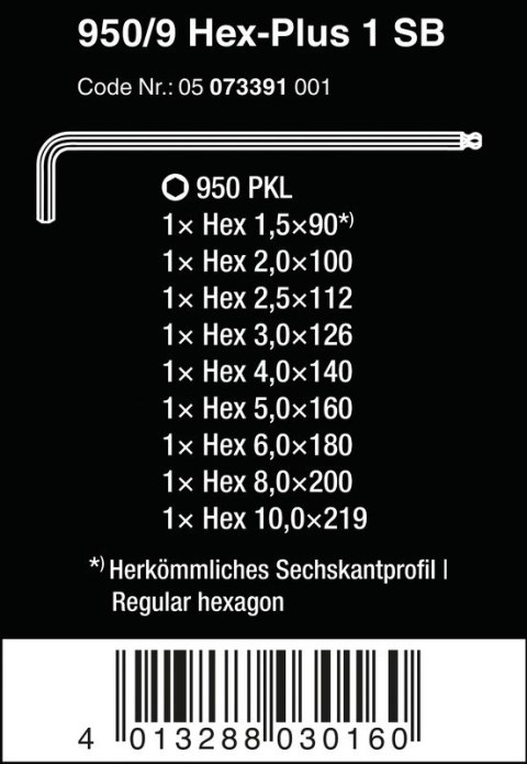 ZESTAW KLUCZY TRZPIENIOWYCH METRYCZNYCH Z KULKĄ HEX PLUS 9CZ ZESTAW KLUCZY TRZPIENIOWYCH METRYCZNYCH Z KULKĄ HEX PLUS 9CZ