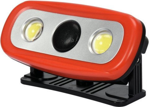 REFLEKTOR PRZENOŚNY Z GŁOŚNIKIEM 2X15W, 2000LM, LI-ION,IP44 REFLEKTOR PRZENOŚNY Z GŁOŚNIKIEM 2X15W, 2000LM, LI-ION,IP44