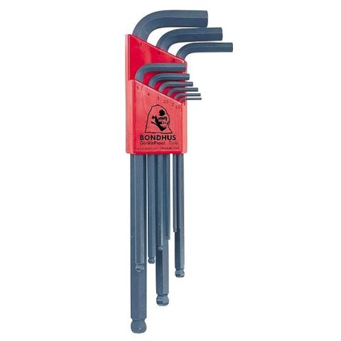 ZESTAW IMBUSÓW DŁUGICH Z KULKĄ 1,5-10MM, 9 CZ. ZESTAW IMBUSÓW DŁUGICH Z KULKĄ 1,5-10MM, 9 CZ.