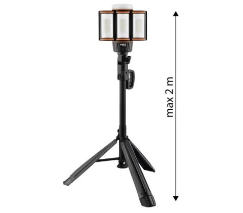 LAMPA AKUMULATOROWA NA STANDZIE 5000LM + ŁADOWARKA LAMPA AKUMULATOROWA NA STANDZIE 5000LM + ŁADOWARKA