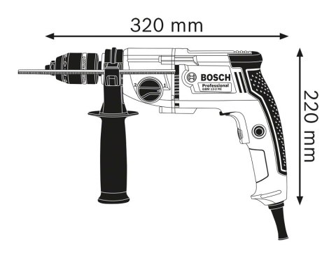 WIERTARKA GBM 13-2RE 750W SUW WIERTARKA GBM 13-2RE 750W SUW