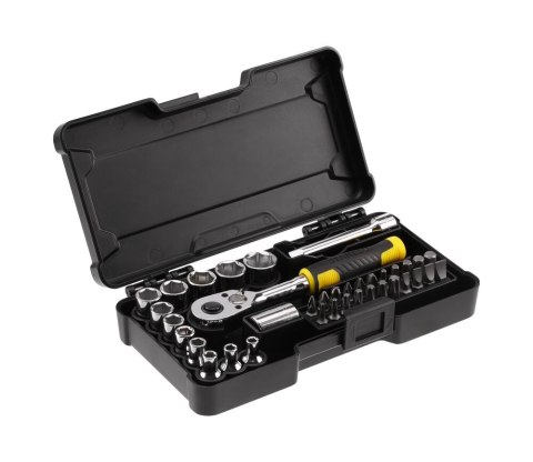 ZESTAW NASADEK 1/4'' 37 SZT. KOMPAKTOWY ZESTAW NASADEK 1/4'' 37 SZT. KOMPAKTOWY