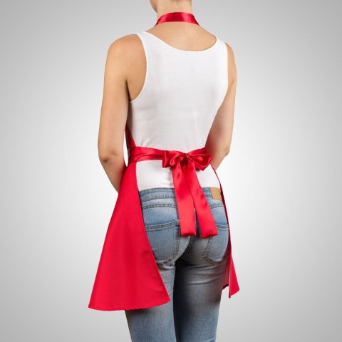 Nitly Red Fartuszek Sukienka fartuch damski POLSKI