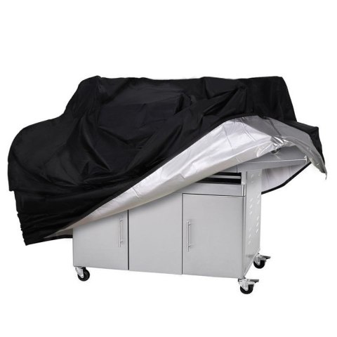 Pokrowiec plandeka osłona na grilla rower motor meble ogrodowe XXL czarny Pokrowiec plandeka osłona na grilla rower motor meble ogrodowe XXL czarny