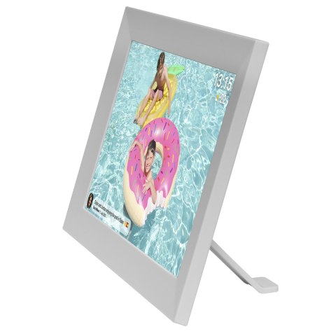 Ramka cyfrowa 10.1'' 16GB microSD WiFi głośnik MP4 Frameo PFF-1024W - biała Ramka cyfrowa 10.1'' 16GB microSD WiFi głośnik MP4 Frameo PFF-1024W - biała