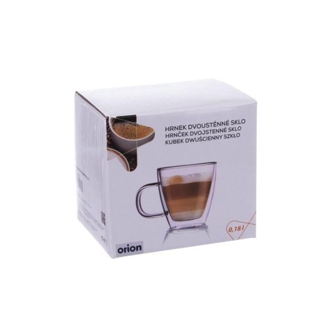SZKLANKA TERMICZNA 180ml Z PODWÓJNĄ SCIANKĄ DO KAWY SZKLANKA TERMICZNA 180ml Z PODWÓJNĄ SCIANKĄ DO KAWY