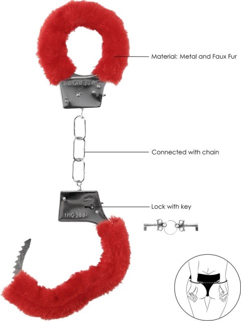 Kajdanki dla początkujących Furry Ouch! by shots