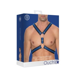 Szkocka uprząż skórzana - S/M Ouch! by shots