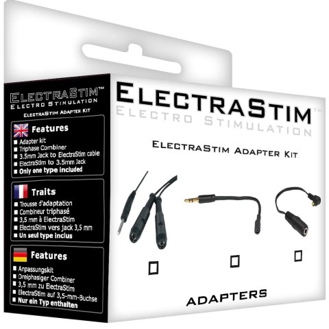 Zestaw adaptera - standardowy adapter ElectraStim do gniazda 3,5 mm Zestaw adaptera - standardowy adapter ElectraStim do gniazda 3,5 mm